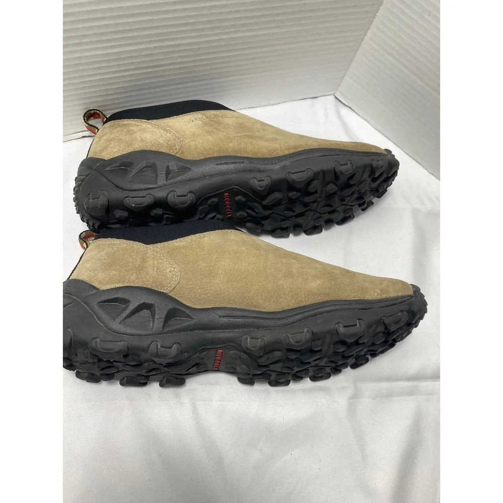 Merrell Winter Moc California Women 10 Taupe Excellent Suede Slip On Hiking Shoe